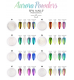 Pigments Aurora set - 8 pcs.