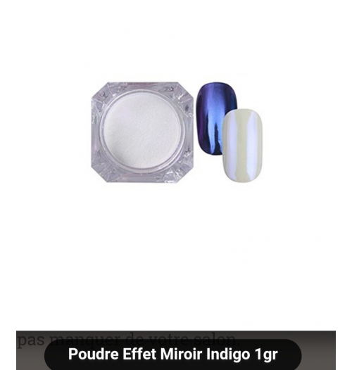 Poudre effet miroir indigo 1gr