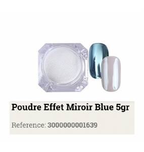 Poudre effet miroir blue 5gr